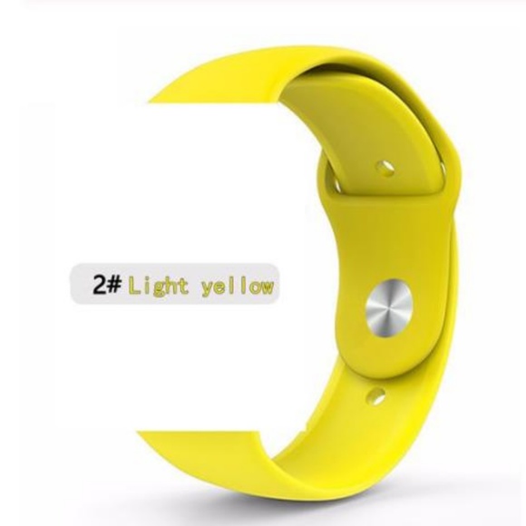 Accessories - ❤️NEW Yellow Sport Silicone Band For Apple Watch